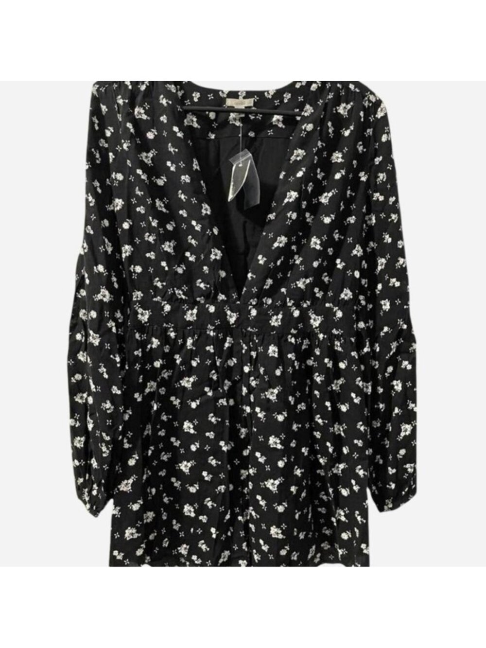 black floral romper from Ecote Urban Outfitters